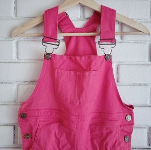 Hot Pink Jogger Overalls